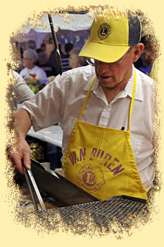 Those great tenderloins by the Van Buren Lions Club Tenderloin Supper